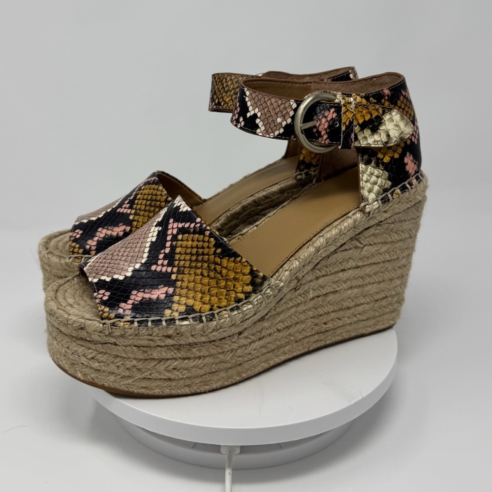 Marc Fisher Alida platform wedge espadrille sandal